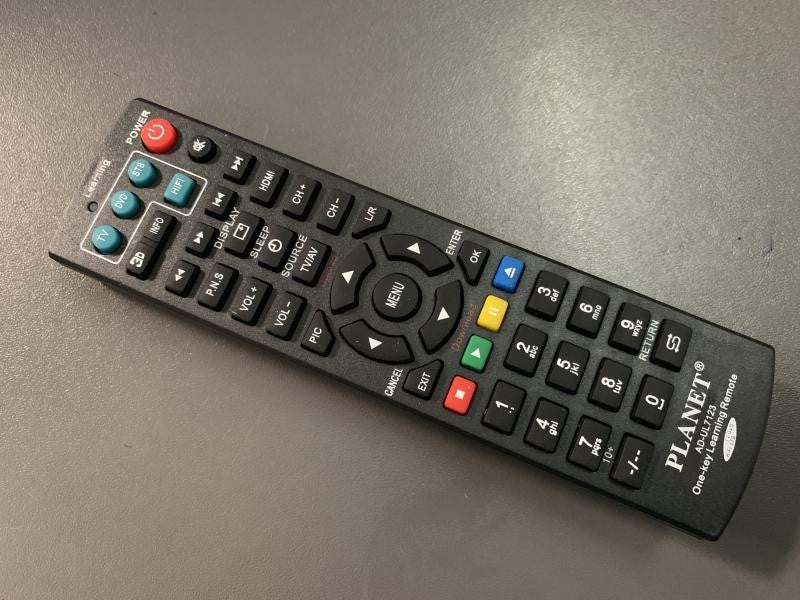 CONTROL UNIVERSAL PANTALLA GRABADOR DE CODIGOS AD-UL7123 B.AAA