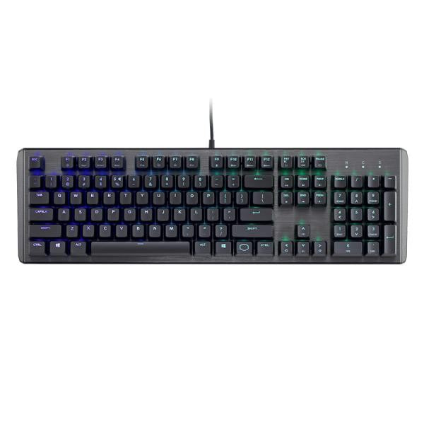 TECLADO GAMING RGB COOLER MASTER CK-550 V2 MECÁNICO ALÁMBRICO USB INGLÉS SWITCH MARRÓN CK-550-GKTM1-US