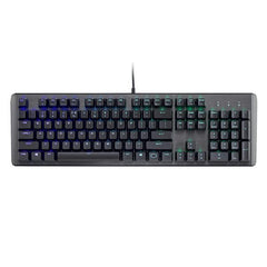 TECLADO GAMING RGB COOLER MASTER CK-550 V2 MECÁNICO ALÁMBRICO USB INGLÉS SWITCH MARRÓN CK-550-GKTM1-US