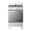 Cocina a gas Midea 24 pulgadas 4 quemadores hierro fundido MGS24FS1BIABG