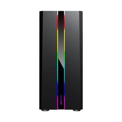 CASE GAMING RGB EAGLE WARRIOR TLALOC CG05R CG05RDRA001C MID TOWER SIN VENTILACIÓN INCLUIDA CON VIDRIO LATERAL Y TIRA RGB