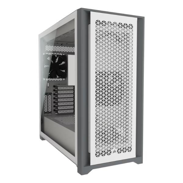 CASE GAMING CORSAIR 5000D AIRFLOW MID TOWER VENTILADORES 2 DE 120MM CON VIDRIO LATERAL Y MALLA FRONTAL CC-9011211-WW