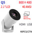 Proyector inalambrico resolucion 800x480 Q5
