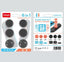 Ipega protectores para control joy con negros PG-SW2026B