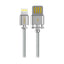 CABLE USB LIGHTNING RC-064I DOMINATOR REMAX - PLATEADO