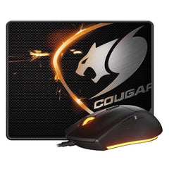 MOUSE Y MOUSE PAD GAMING RGB COUGAR MINOS XC Y SPEED XC ALÁMBRICO USB