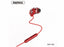AUDIFONOS MANOS LIBRES RM-585 REMAX - ROJO