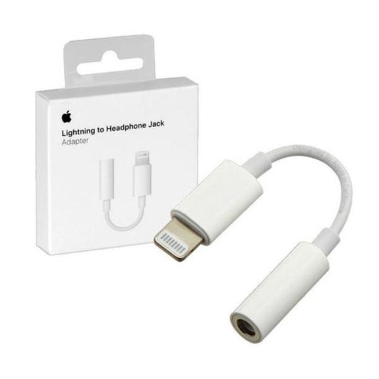 ADAPTADOR LIGHTNING A  3.5MM ORIGINAL 1.1 "M" BLANCO