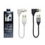 CABLE USB LIGHTNING RL-LA01 2 USB 15CM REMAX - NEGRO