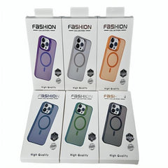 ESTUCHE AHUMADO CON MAGSAFE Y ANILLOS PARA CAMARA IPHONE 11