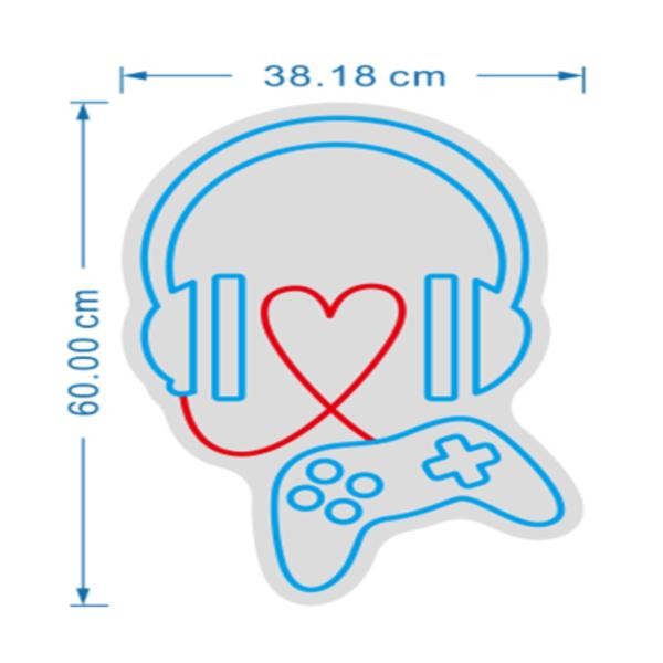 ROTULO LUZ NEON AUDIFONOS/CONTROL