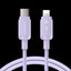 Joyroom cable tipo c a lightning 1.2m morado S-A14