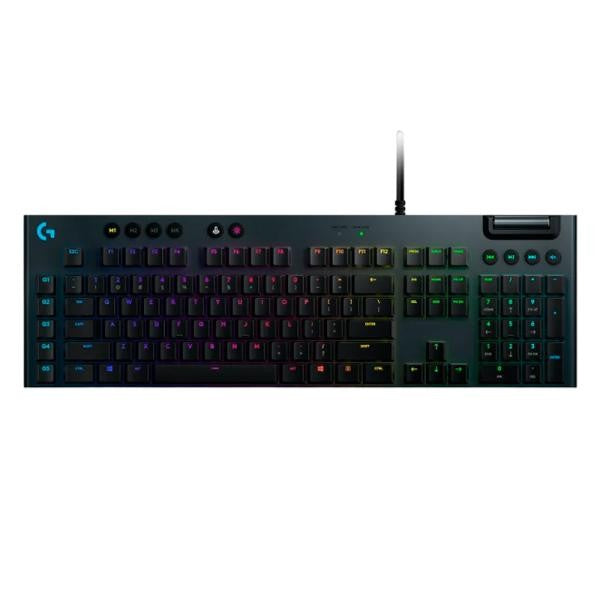 TECLADO GAMING RGB LOGITECH G815 MECÁNICO ALÁMBRICO INGLÉS 920-008984