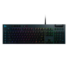TECLADO GAMING RGB LOGITECH G815 MECÁNICO ALÁMBRICO INGLÉS 920-008984