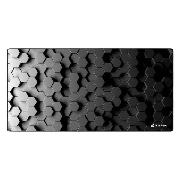 MOUSE PAD GAMING SHARKOON SKILLER SGP30 BIG HEX XXL TELA Y GOMA 4044951032242