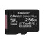 Kingston micro SD canvas select PLUS 256GB clase 10 + adaptador