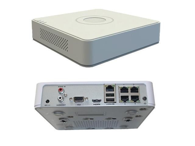 GRABADORA NVR PARA CAMARAS DE VIGILANCIA HIKVISION 4-CH IP.4-CH POE INTERFACE. H.265 . UP TO 6MP RECORDING. 1 SATA INTERFACE DS-7104NI-Q1/4P 303618112