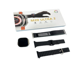 RELOJ INTELIGENTE 3 FAJAS MODELO M20 ULTRA 2 NEGRO