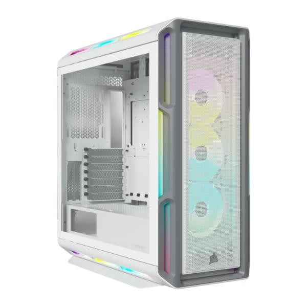 CASE GAMING RGB CORSAIR iCUE 5000T MID TOWER VENTILADORES 3 DE 120MM CON VIDRIO LATERAL CC-9011231-WW
