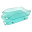 Sablon papelera eurolinea verde 2 niveles 306.2029vd