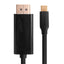 Unno Tekno cable USB-C a displayport 4K 1.5m CB4059BK