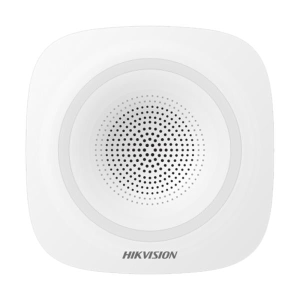 SIRENA INTERNA INAMBRICA HIKVISION AX PRO 90~110dB. 1600m RF distance. 433Mhz DS-PS1-I-WB 302401725