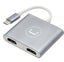 Hub Unno Tekno USB c dual HDMI HB1103SV