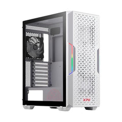CASE GAMING RGB ADATA XPG STARKER AIR MID TOWER VENTILADORES 2 DE 120MM Y MALLA FRONTAL STARKERAIR-WHCWW