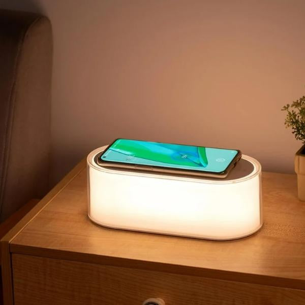 LAMPARA CON CARGADOR INALAMBRICO MODELO S01