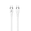 Targus cable USB-C 2.0 silicona 240W blanco HJ4001WHGL