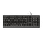 Trust teclado alámbrico USB negro primo 23883