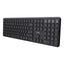 Trust vaiya teclado inalambrico multidispositivo negro 25635