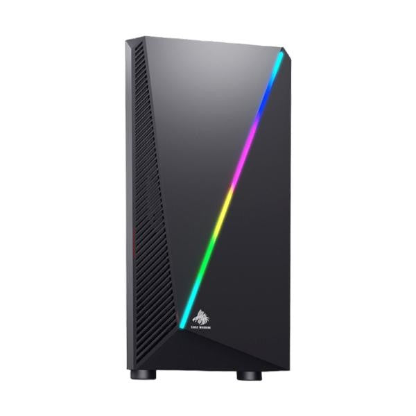 CASE GAMING RGB EAGLE WARRIOR CG05AARA001C H430 MID TOWER SIN VENTILACIÓN INCLUIDA CON VIDRIO FRONTAL Y LATERAL Y TIRA RGB
