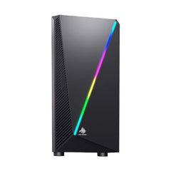 CASE GAMING RGB EAGLE WARRIOR CG05AARA001C H430 MID TOWER SIN VENTILACIÓN INCLUIDA CON VIDRIO FRONTAL Y LATERAL Y TIRA RGB