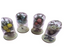 Flores reales preservadas moradas en domo modelo 1192