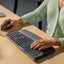Logitech teclado inalámbrico bluetooth ergo wave keys