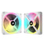 Abanico Corsair icue link QX140 RGB white 2x14 cm con sistema icue incluido hub CO-9051008-WW