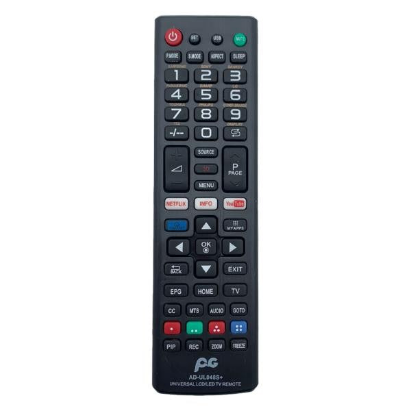 CONTROL UNIVERSAL TELEVISOR PANTALLA SMART TV PLANET GROUP AD-UL048S B.AAA