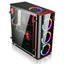 Case gaming RGB Eagle Warrior CG06Z3RA001C mid tower ventiladores 3 de 120 mm con vidrio lateral y panel acrílico frontal