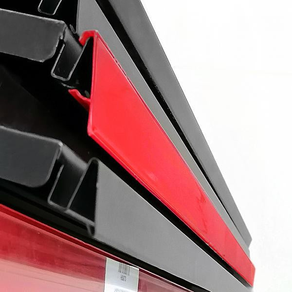 LAMINA ETIQUETA LISA 6 CAPAS L1000MM HABLADOR ROJA