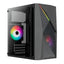 Case gaming RGB Aerocool raider MINI-G-BK-V2 ventiladores 2 de 120 mm con vidrio lateral accs-pv44023.11