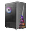 Case gaming RGB Aerocool delta G-BK-V2 mid tower ventiladores 4 de 120 mm con vidrio lateral accm-pv45043.11