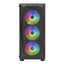 Case gaming RGB Aerocool falcon G-BK-V2 mid tower ventiladores 4 de 120 mm con vidrio templado lateral y malla frontal accm-pv41143.11