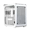 Case Cooler Master qube 500 flatpack edition mid tower ventilador 1 de 120 mm con vidrio y malla lateral Q500-WGNN-S00