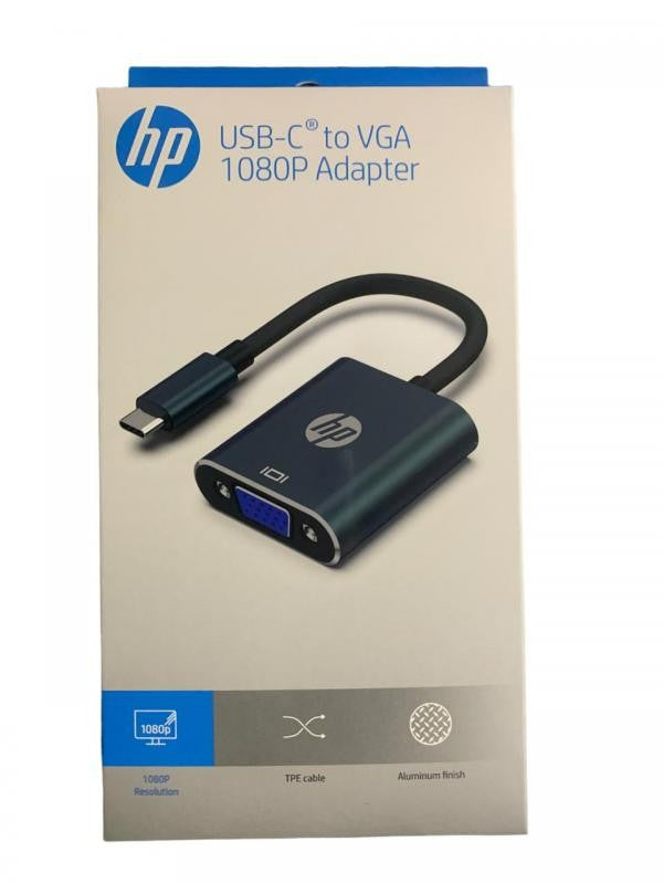 ADAPTADOR USB TIPO C A VGA HEMBRA DHC-CT201 HP AZUL