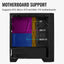 Case gaming RGB Aerocool cylon mid tower ventilador 1 de 120 mm con vidrio lateral ACCM-PV10013-11