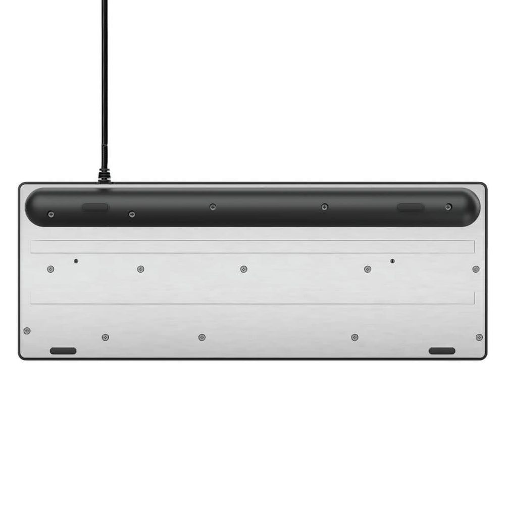 Trust teclado para gaming metalico con iluminación LED multicolor GXT 833 color negro - 24067