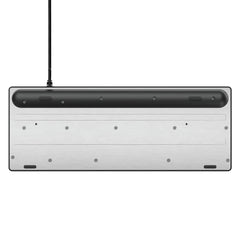 Trust teclado para gaming metalico con iluminación LED multicolor GXT 833 color negro - 24067