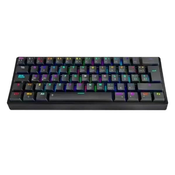 TECLADO GAMING RGB EAGLE WARRIOR KAY182U0003C 60% MECÁNICO INALÁMBRICO BT ESPAÑOL