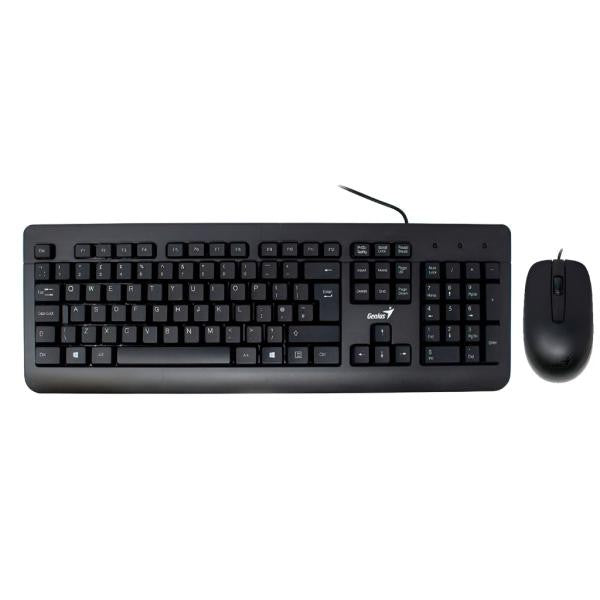 TECLADO Y MOUSE GENIUS KM-160 ALÁMBRICO USB ESPAÑOL 31330001414
